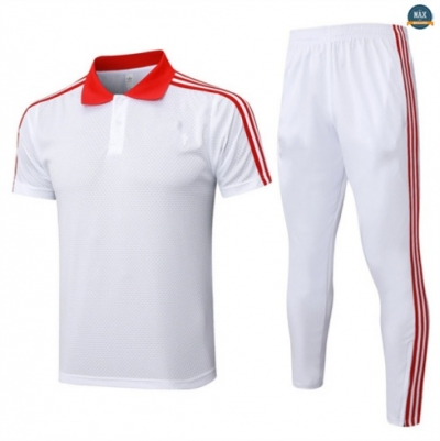 Maxmaillots Training Polo Bayern Munich 2025/26 Blanc/Rouge discout