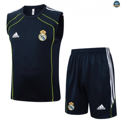 Maxmaillots Training Real Madrid Ensemble Short Débardeur 2025/26 Vert/Vert/Blanc personnalisé