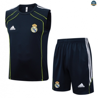 Maxmaillots Training Real Madrid Ensemble Short Débardeur 2025/26 Vert/Vert/Blanc personnalisé