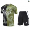 Maxmaillots Training Real Madrid + Short 2025/26 Vert/Noir/Blanc Pas Chere
