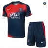 Soldes Max Maillot Paris Saint Germain + Shorts 2024/25 Training bleu royal pas cher fiable