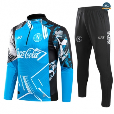 Survetement Enfant Naples 2024/25 bleu discout