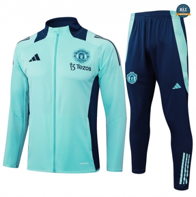 Veste Survetement Manchester United 2024/25 vert clair
