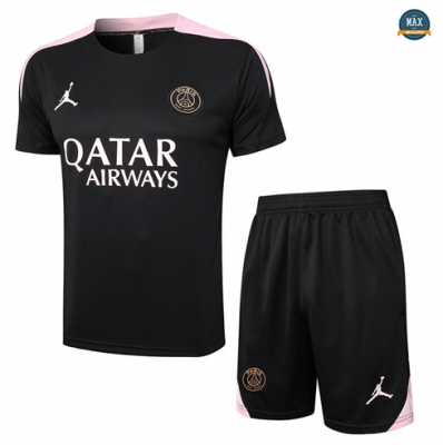 Maillot Training Paris Saint Germain + Short 2024/25 noir discout