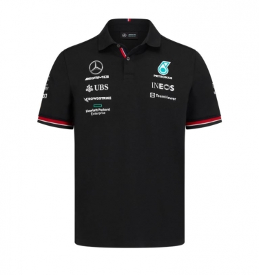 Max Maillot Polo Mercedes AMG Petronas F1 2022 personnalisé